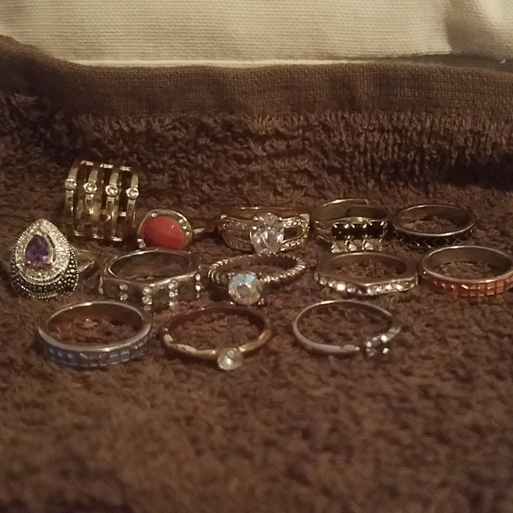 13 pieces rings